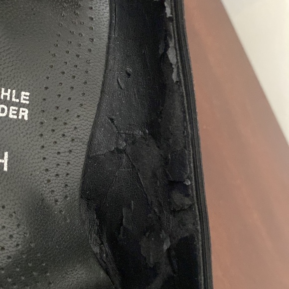 Ara Black Suede & Reptile Leather Pumps | Size 8 | Made in Germany - Picture 8 of 8